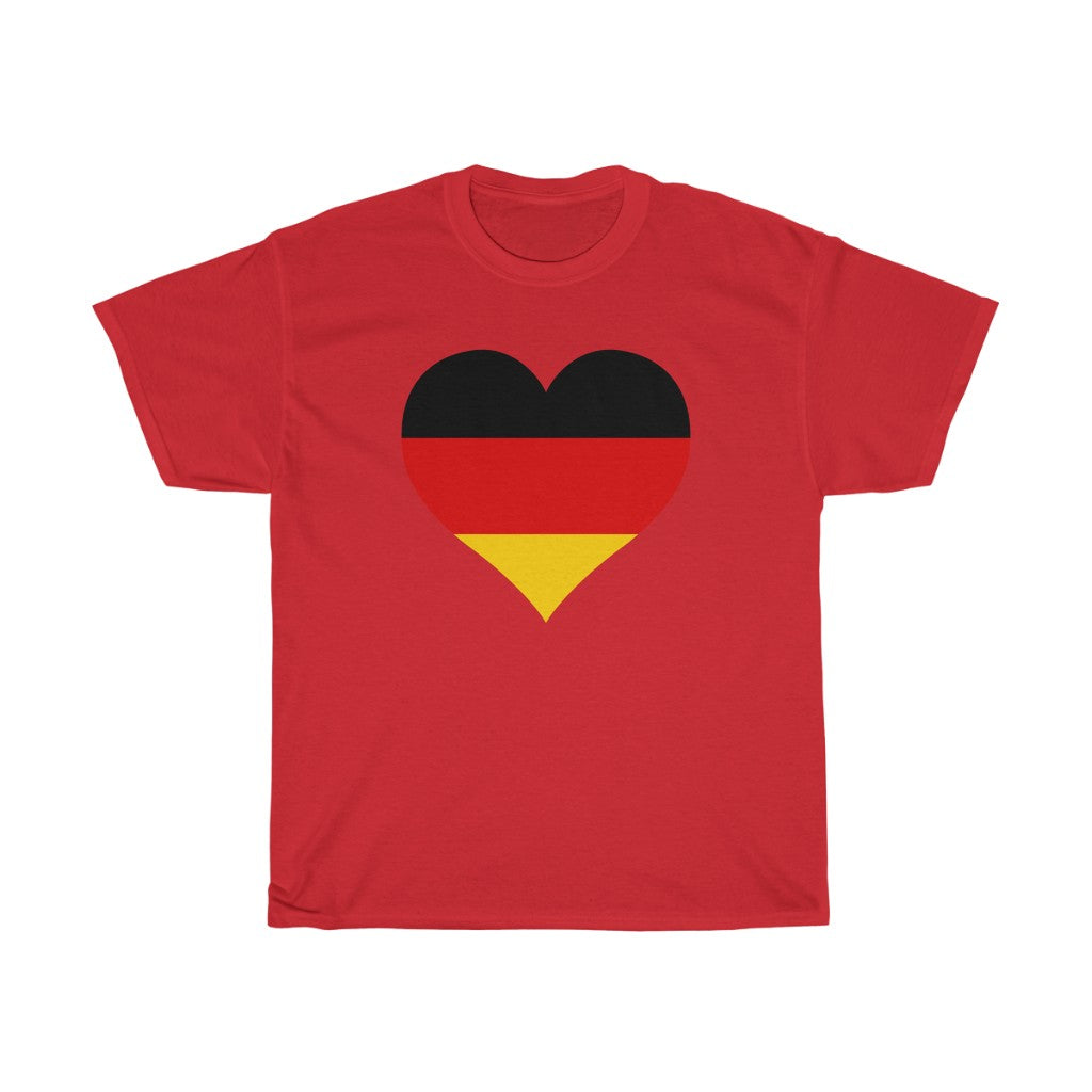Germany Heart Flag Standard Tee - Unisex
