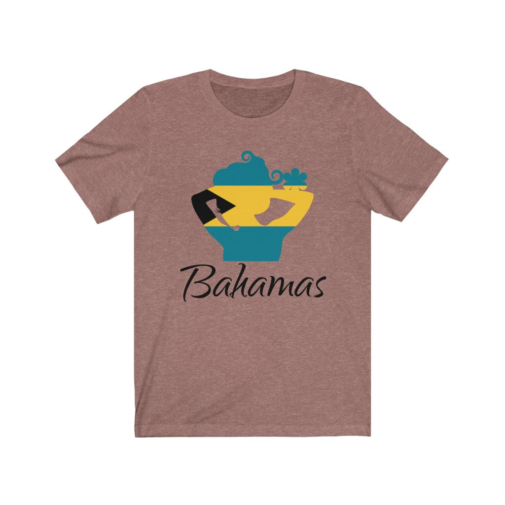 Bahamas Lady Flag Premium Tee 1 - Unisex