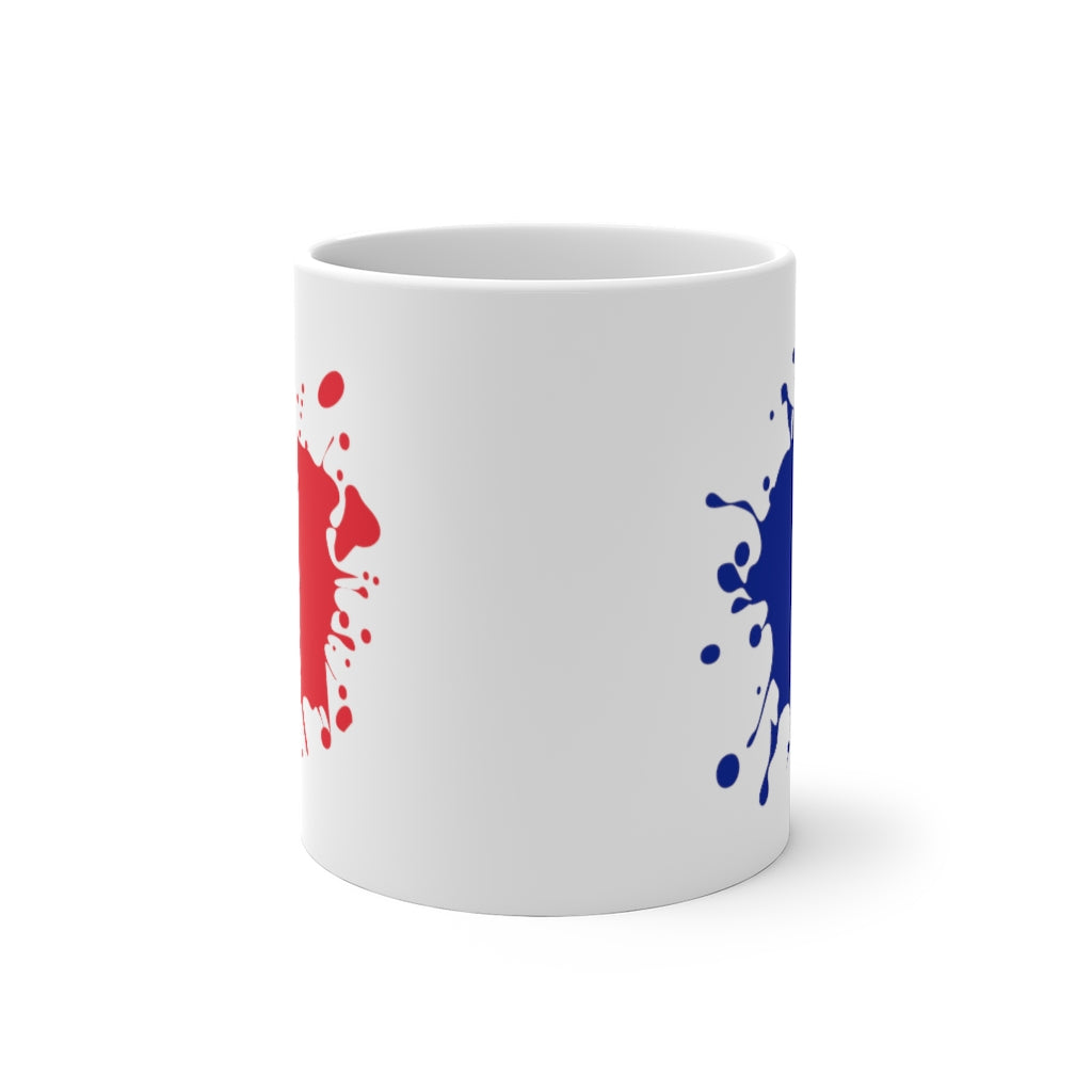 France Splat Color Changing Mug
