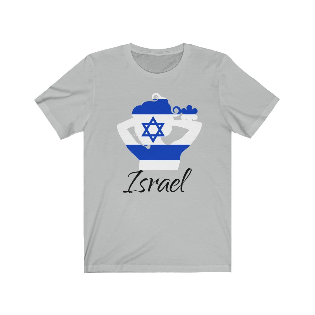 Israel Lady Flag Premium Tee 1 - Unisex