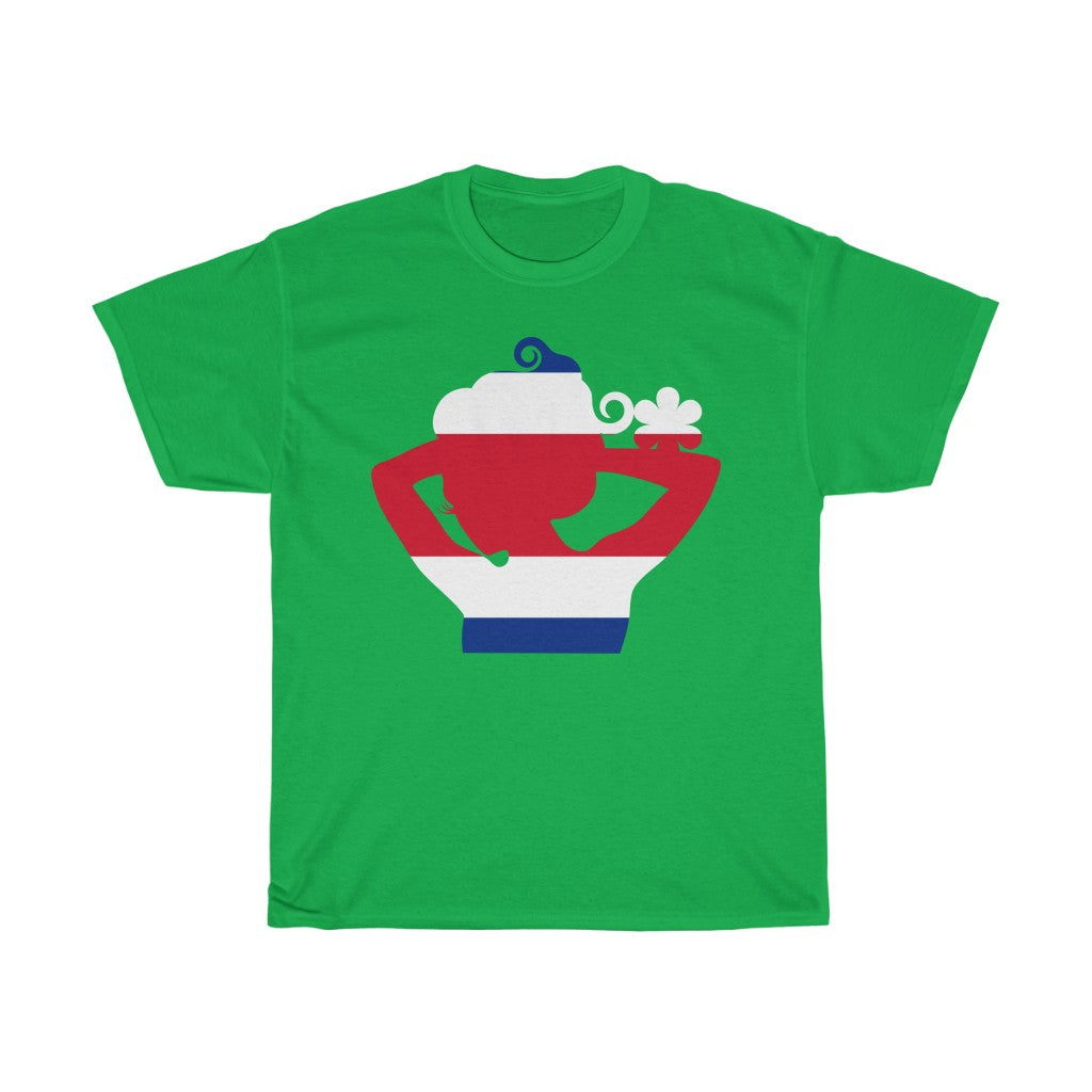 Costa Rica Lady Flag Standard Tee - Unisex