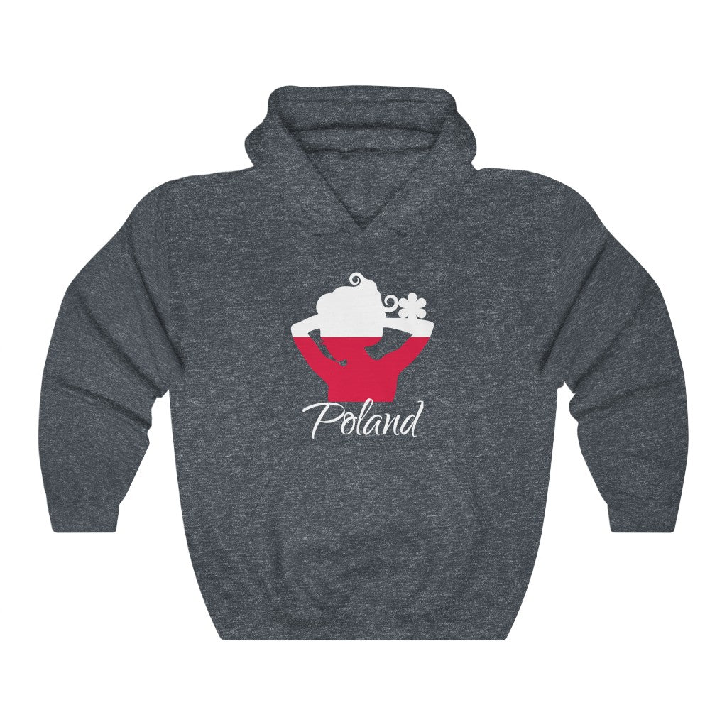 Poland Lady Flag Hoodie Sweatshirt 2 - Unisex