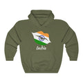 India Lips Flag Hoodie Sweatshirt 2 - Unisex
