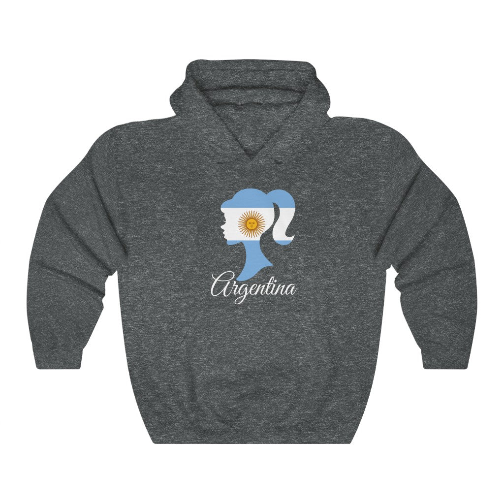 Argentina Girl Flag Hoodie Sweatshirt 2 - Unisex