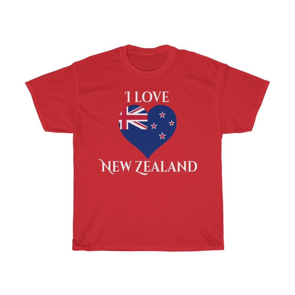New Zealand Heart Flag Standard Tee 2 - Unisex