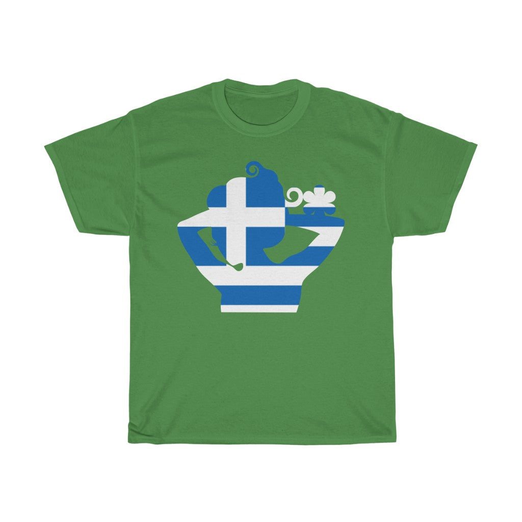 Greece Lady Flag Standard Tee - Unisex