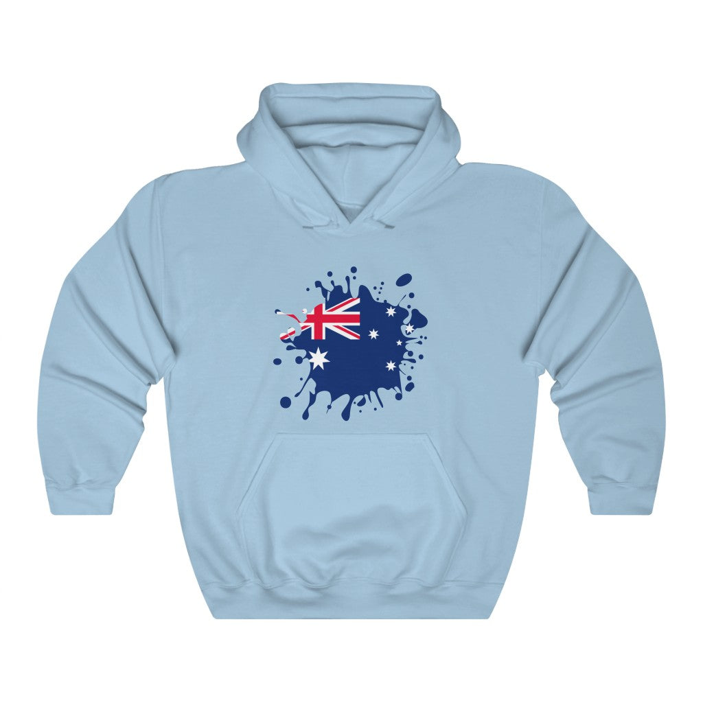 Australia Splat Flag Hoodie Sweatshirt - Unisex