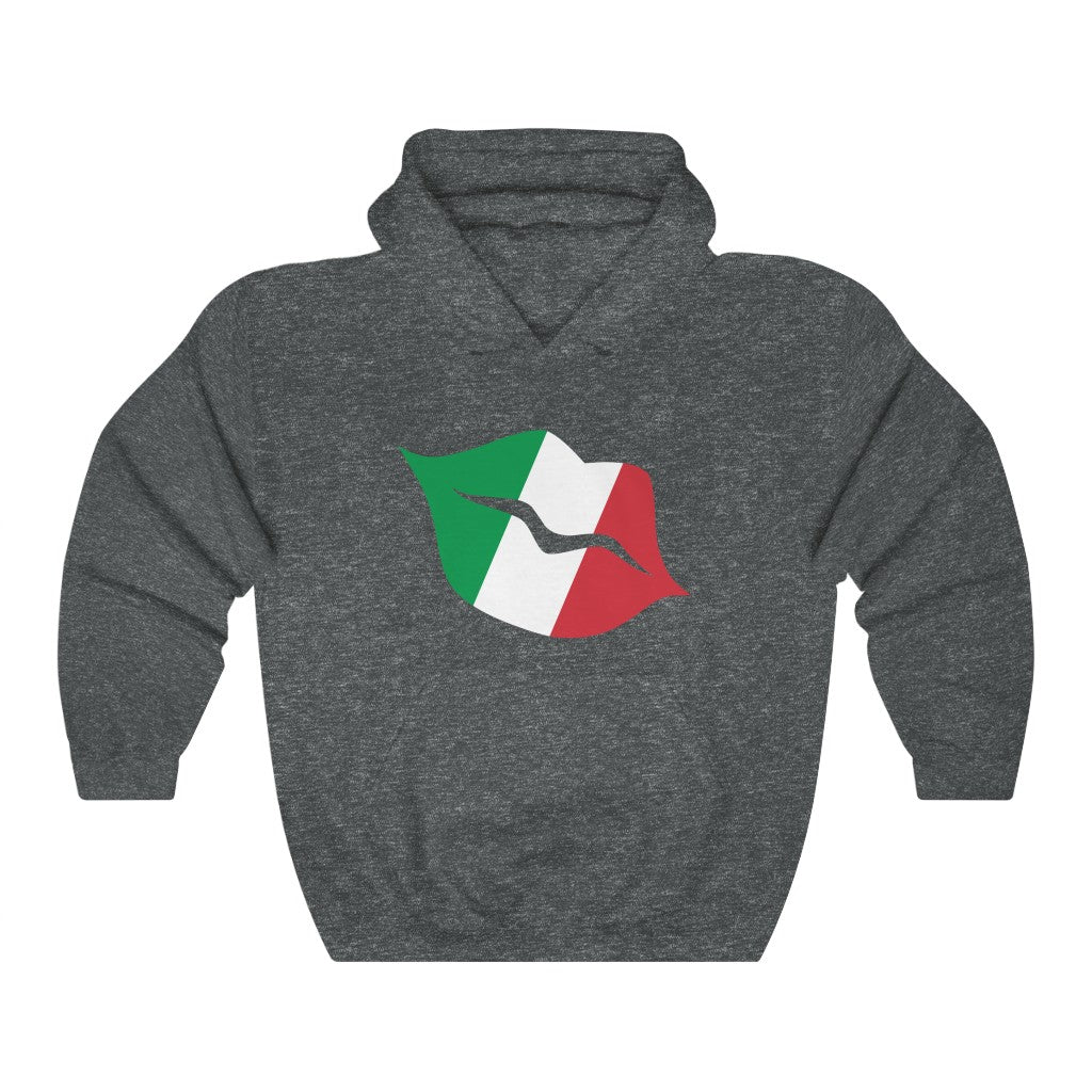 Italy Lips Flag Hoodie Sweatshirt - Unisex
