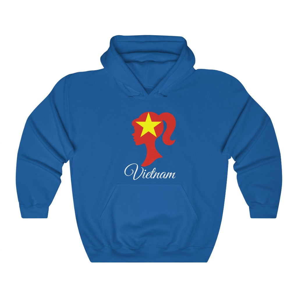 Vietnam Girl Flag Hoodie Sweatshirt 2 - Unisex