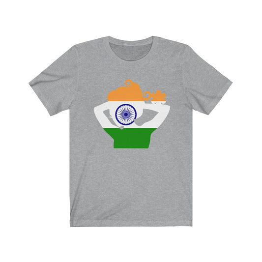 India Lady Flag Premium Tee - Unisex