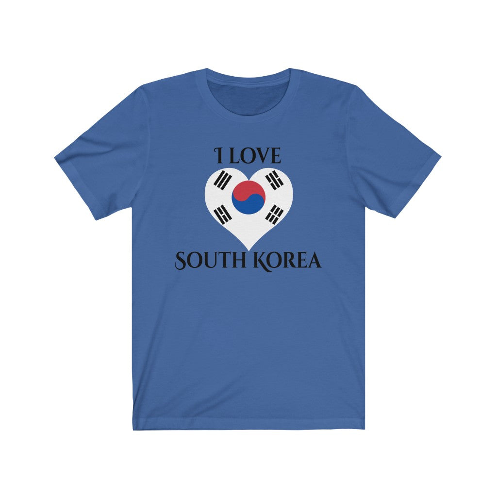South Korea Heart Flag Premium Tee 1 - Unisex