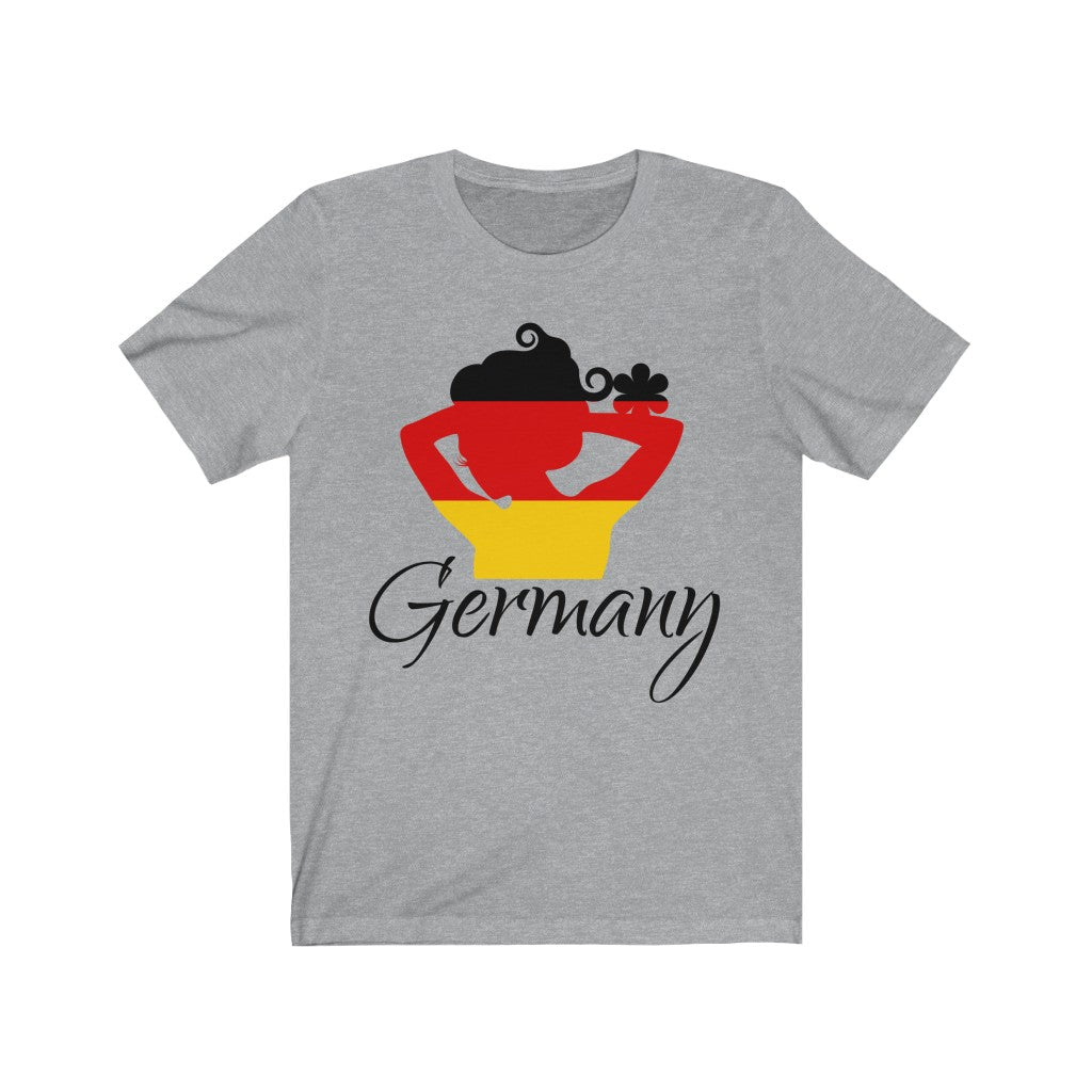 Germany Lady Flag Premium Tee 1 - Unisex
