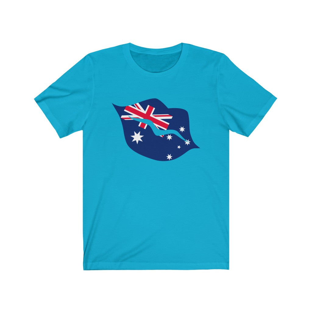 Australia Lips Flag Premium Tee - Unisex