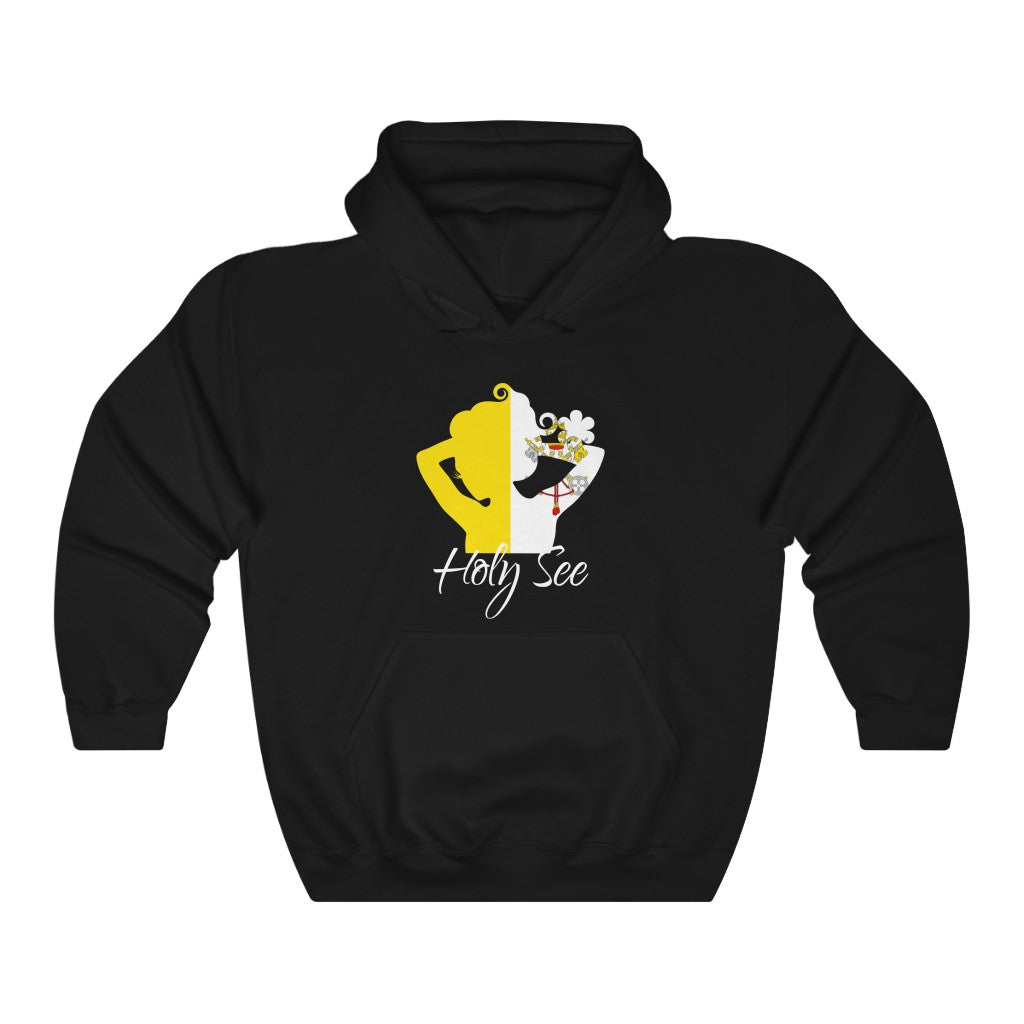 Holy See Lady Flag Hoodie Sweatshirt 2 - Unisex