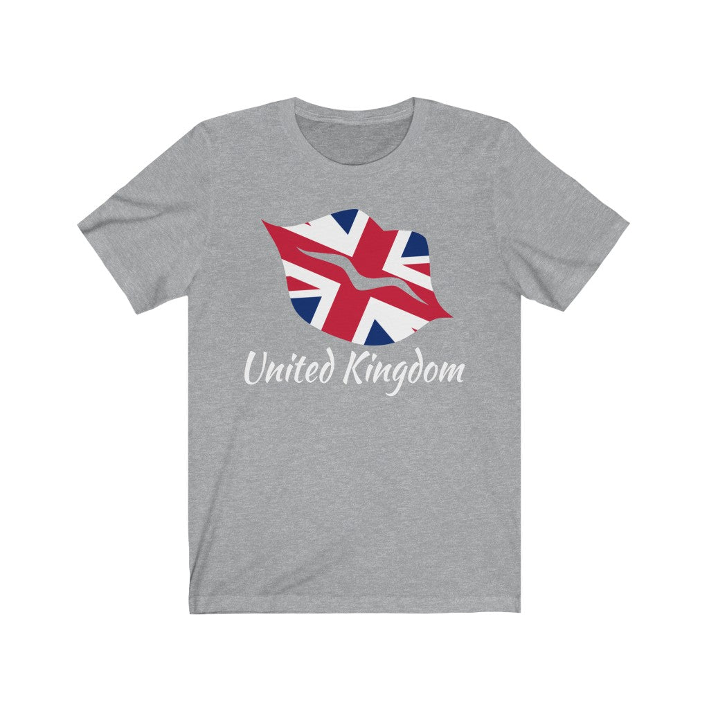 United Kingdom Lips Flag Premium Tee 2 - Unisex