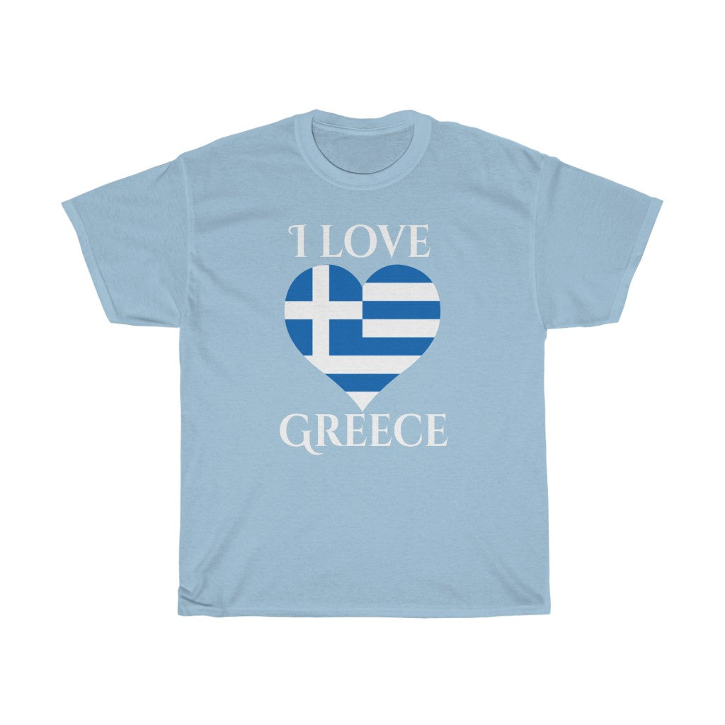 Greece Heart Flag Standard Tee 2 - Unisex