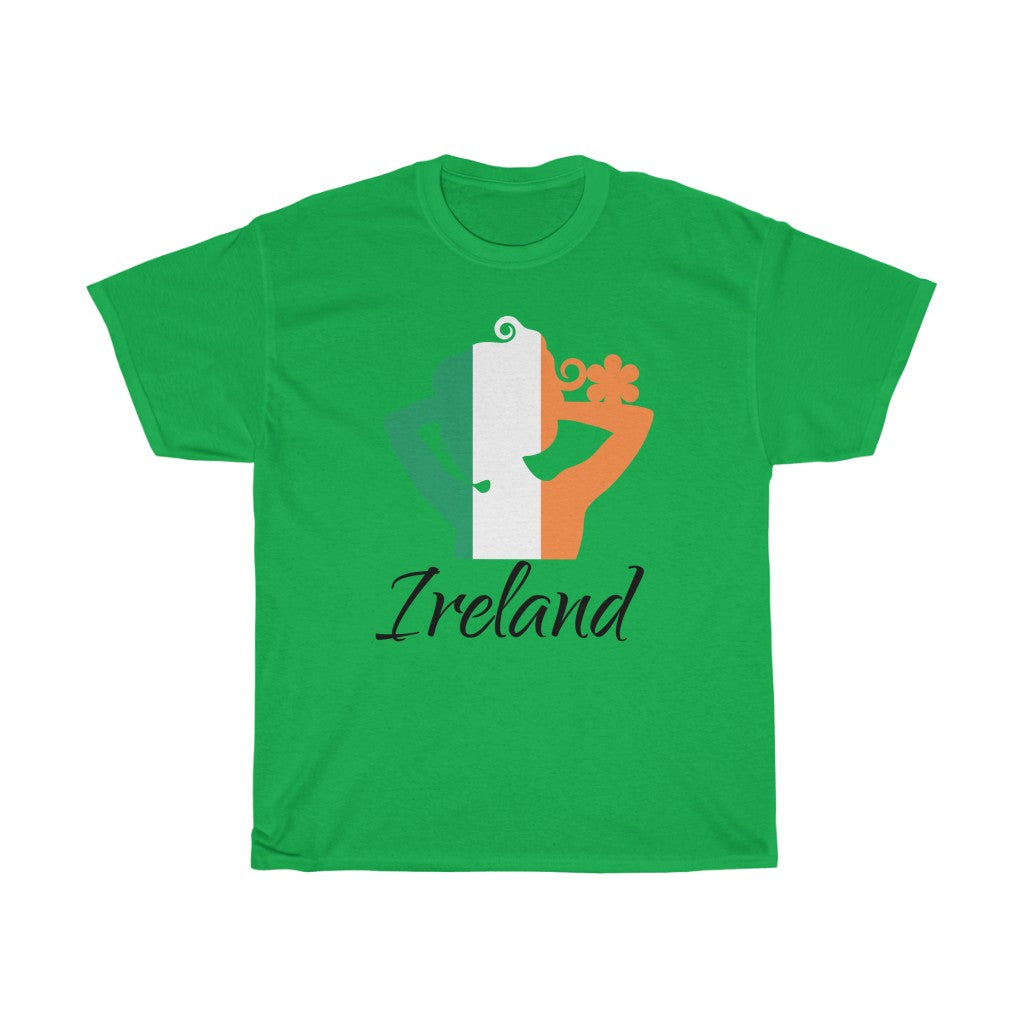 Ireland Lady Flag Standard Tee 1 - Unisex