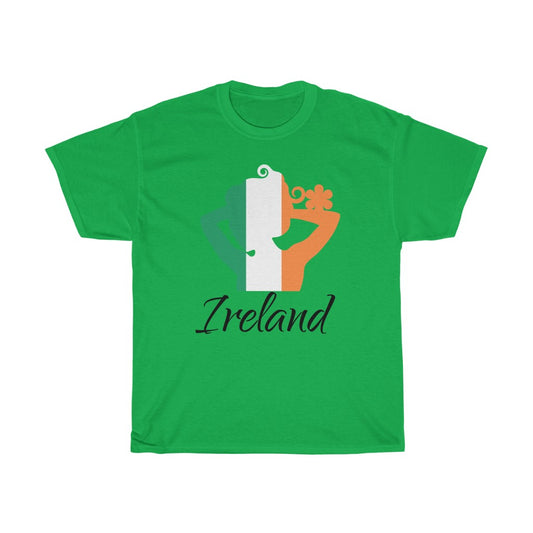 Ireland Lady Flag Standard Tee 1 - Unisex