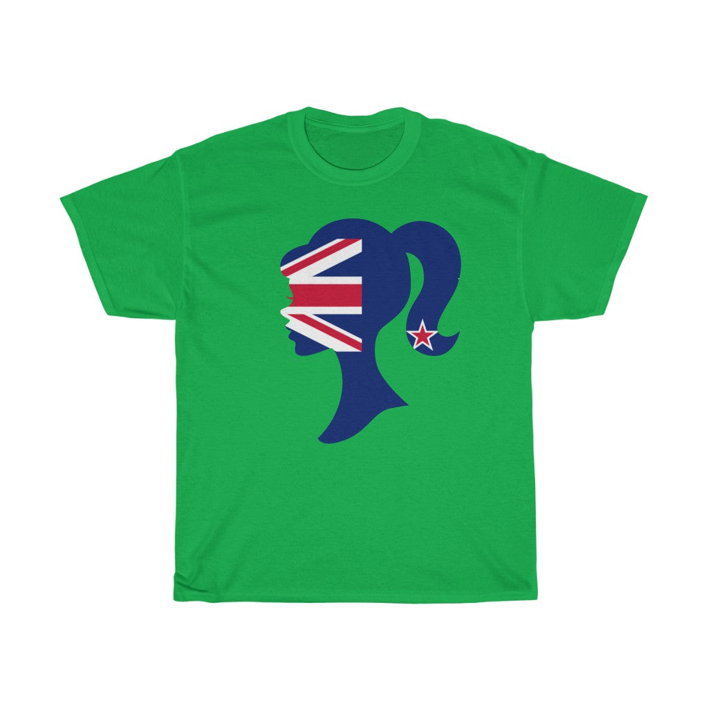New Zealand Girl Flag Standard Tee - Unisex