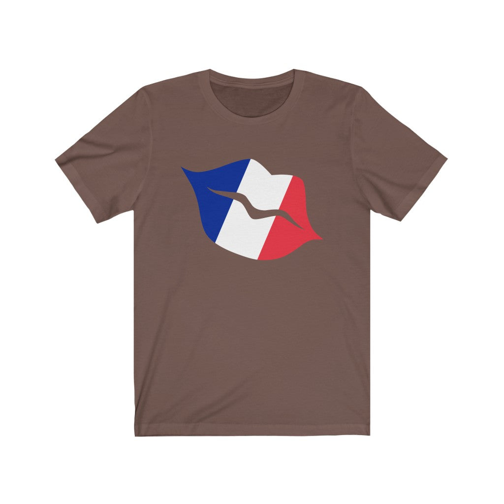 France Lips Flag Premium Tee - Unisex