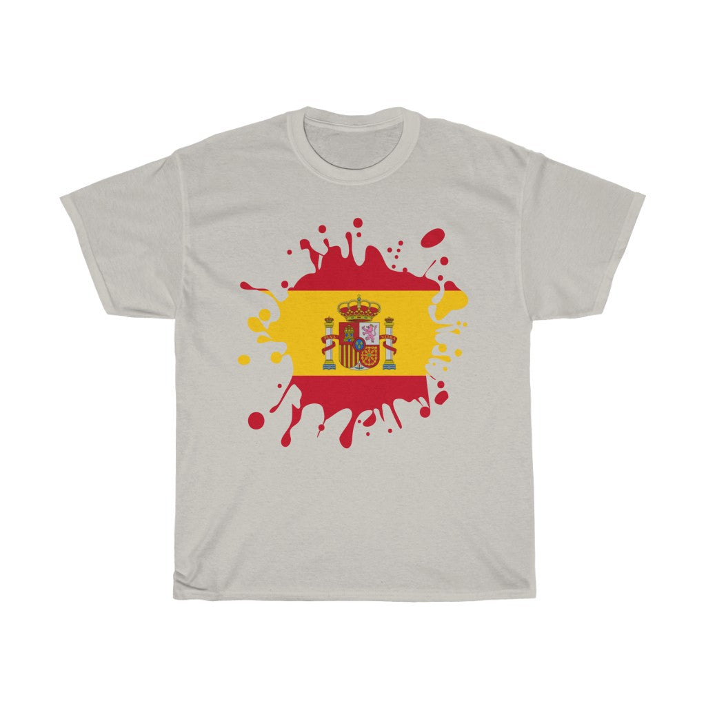 Spain Splat Flag Standard Tee - Unisex
