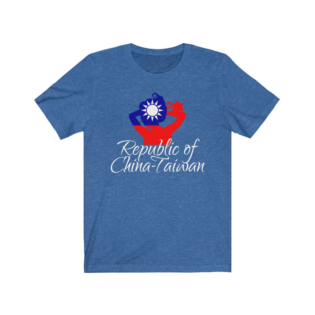 Republic of China - Taiwan Lady Flag Premium Tee 2 - Unisex