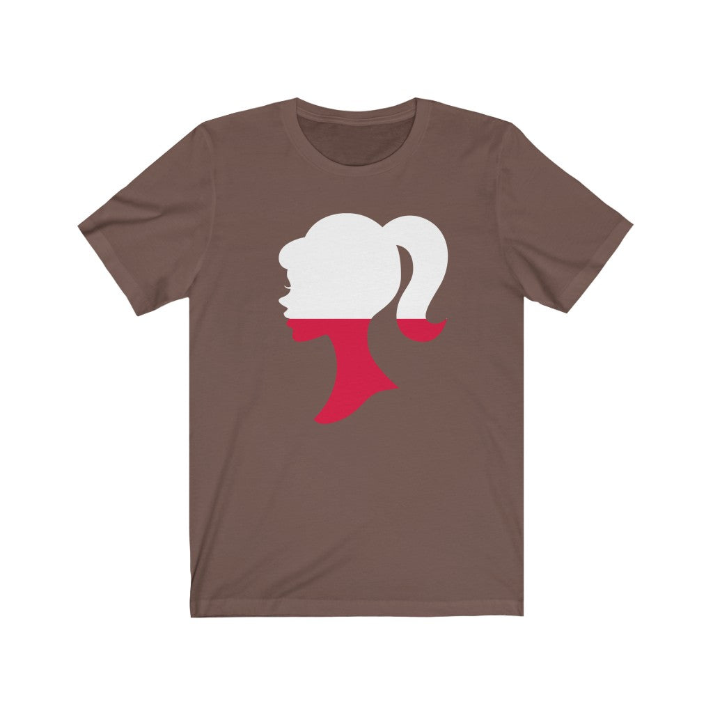 Poland Girl Flag Premium Tee - Unisex
