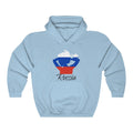 Russia Lady Flag Hoodie Sweatshirt 1 - Unisex
