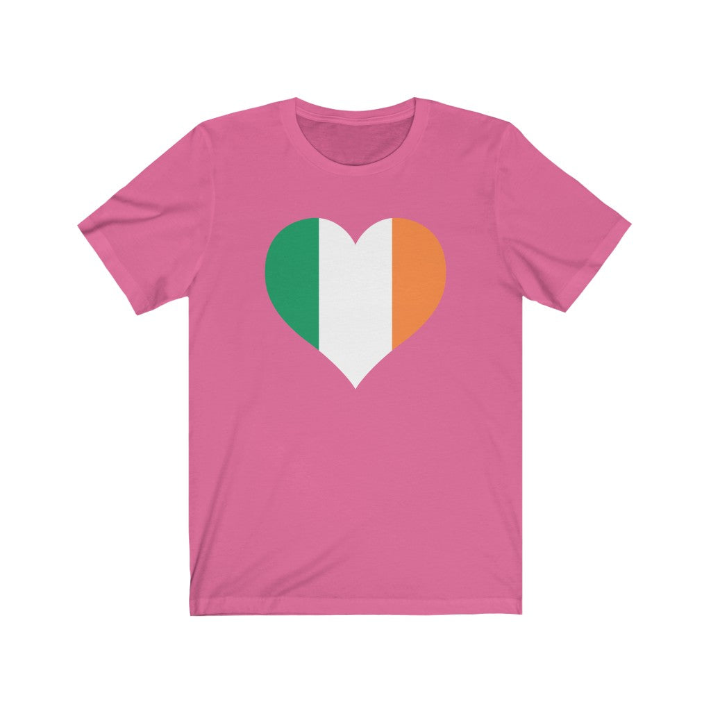 Ireland Heart Flag Premium Tee - Unisex