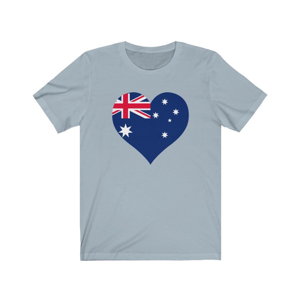 Australia Heart Flag Premium Tee - Unisex