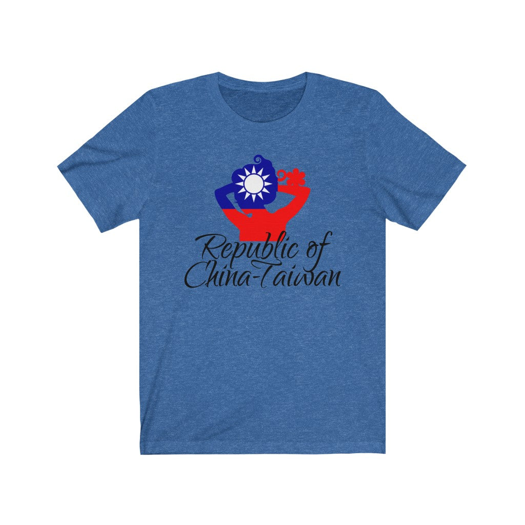 Republic of China - Taiwan Lady Flag Premium Tee 1 - Unisex