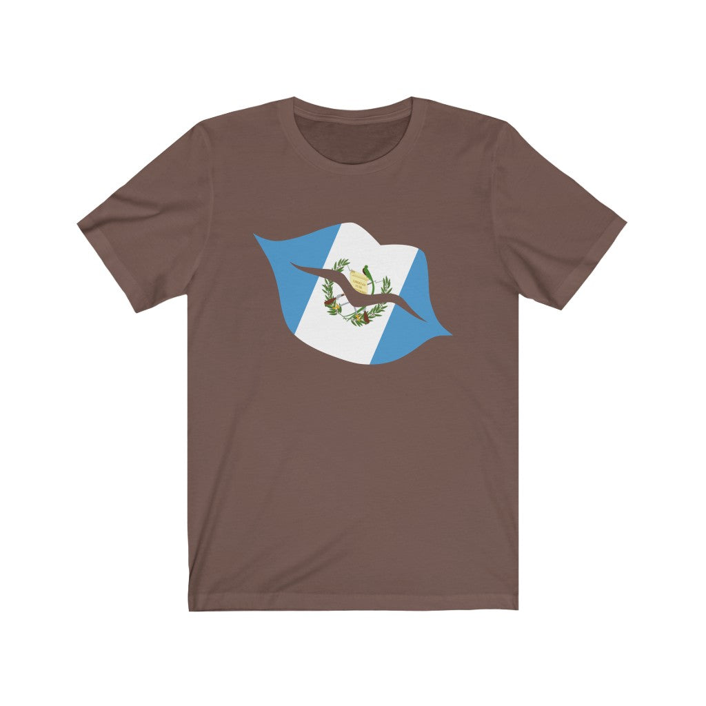 Guatemala Lips Flag Premium Tee - Unisex
