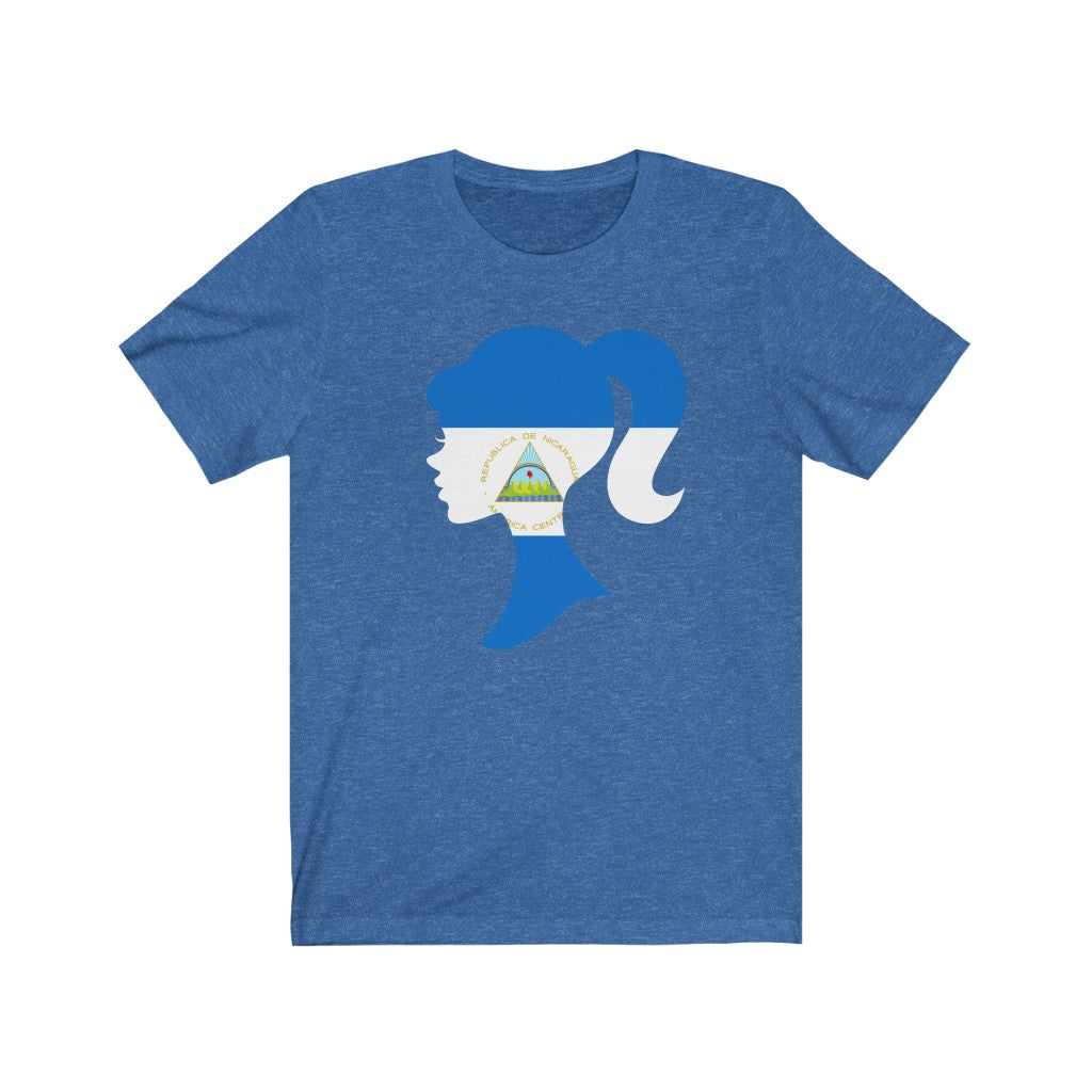 Nicaragua Girl Flag Premium Tee - Unisex