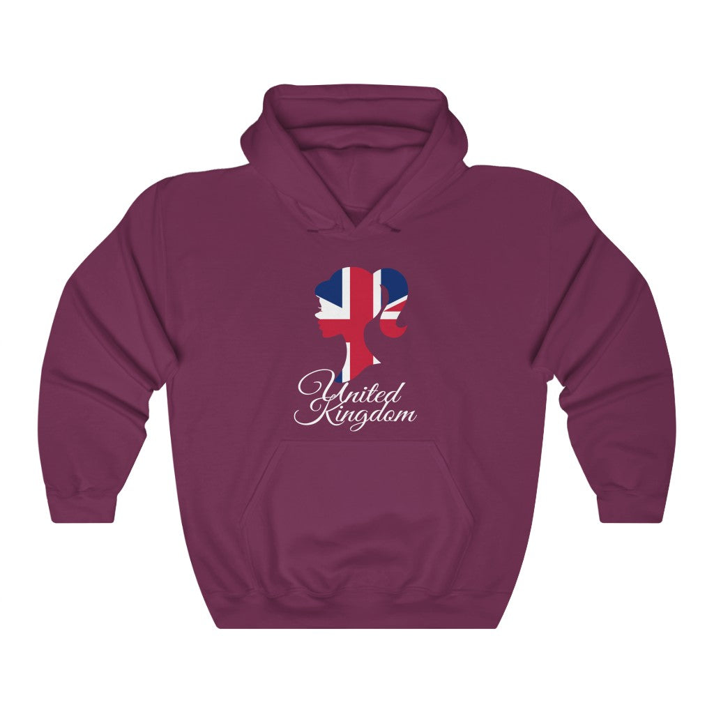 United Kingdom Girl Flag Hoodie Sweatshirt 2 - Unisex