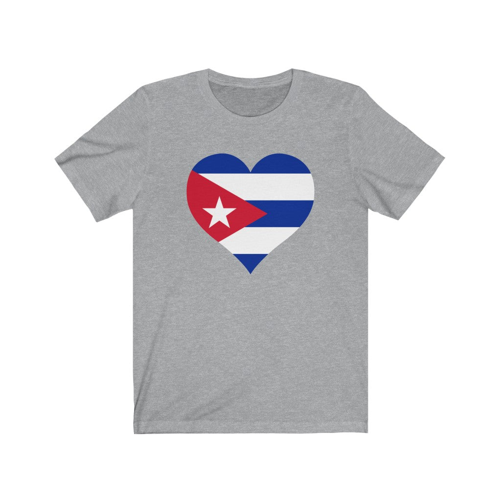 Cuba Heart Flag Premium Tee - Unisex
