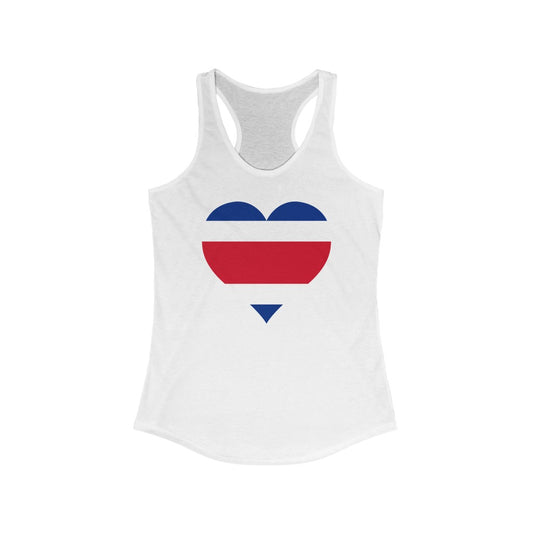 Costa Rica Heart Flag Tank - Women