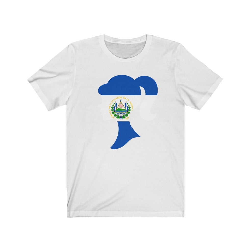 El Salvador Girl Flag Premium Tee - Unisex