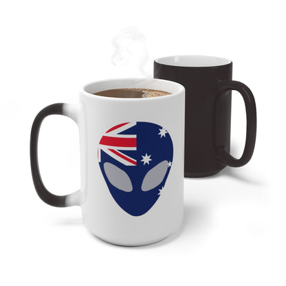 Australia Alien Color Changing Mug