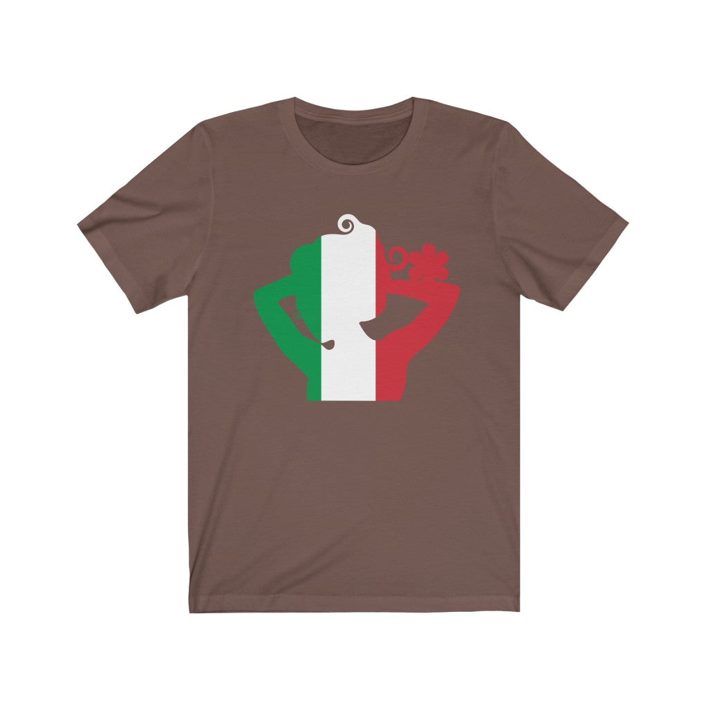 Italy Lady Flag Premium Tee - Unisex