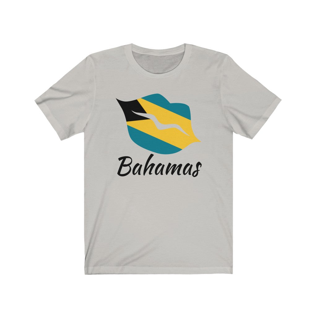 Bahamas Lips Flag Premium Tee 1 - Unisex