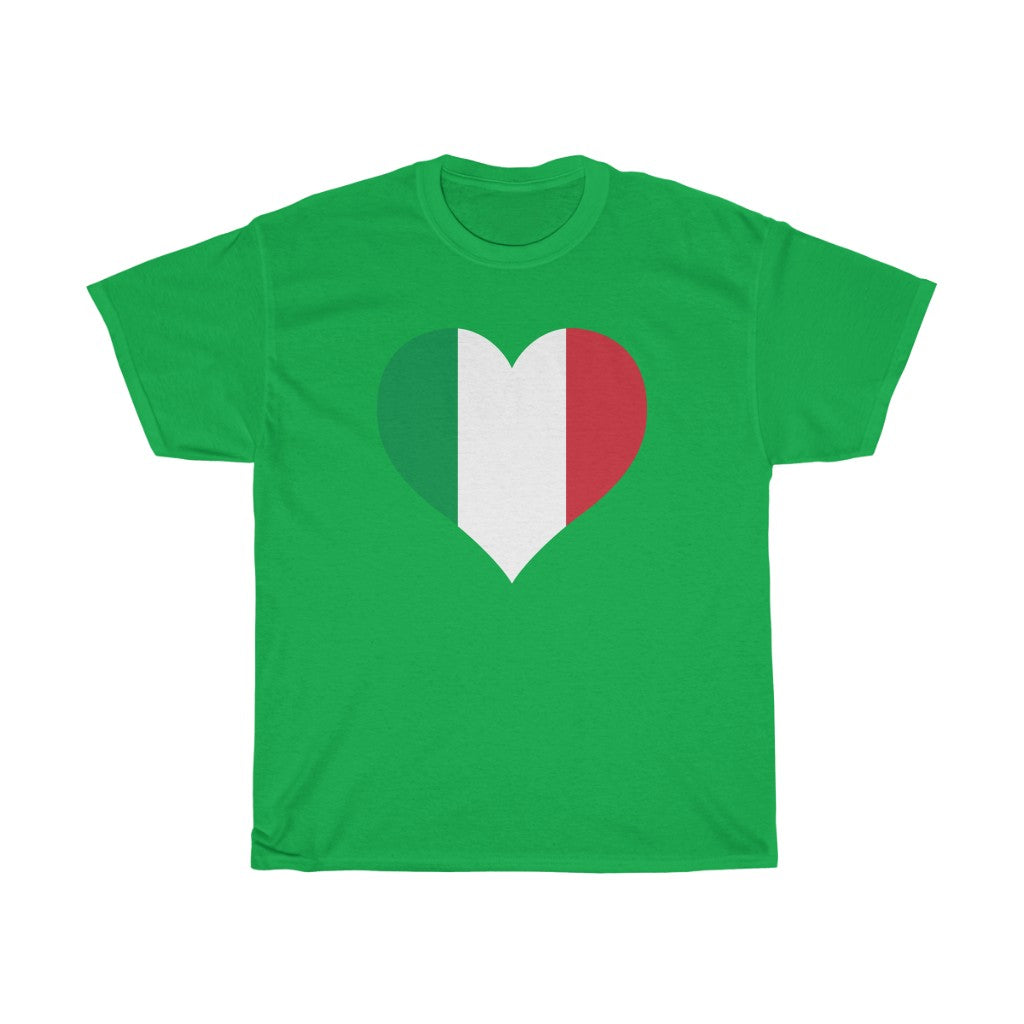 Italy Heart Flag Standard Tee - Unisex