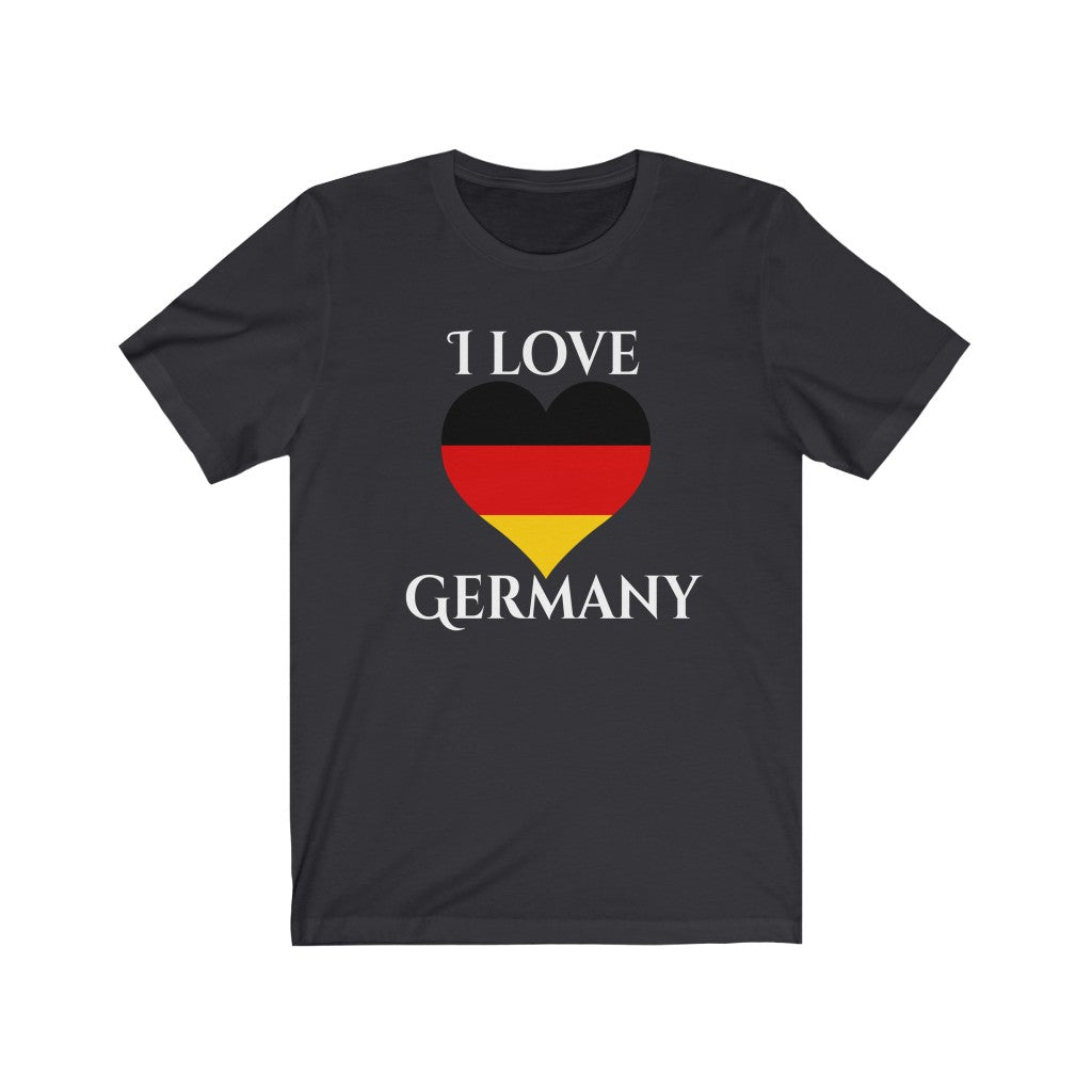 Germany Heart Flag Premium Tee 2 - Unisex