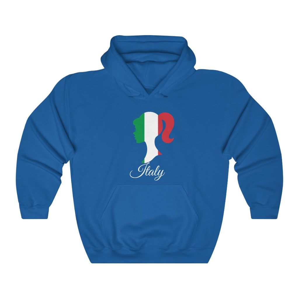 Italy Girl Flag Hoodie Sweatshirt 2 - Unisex