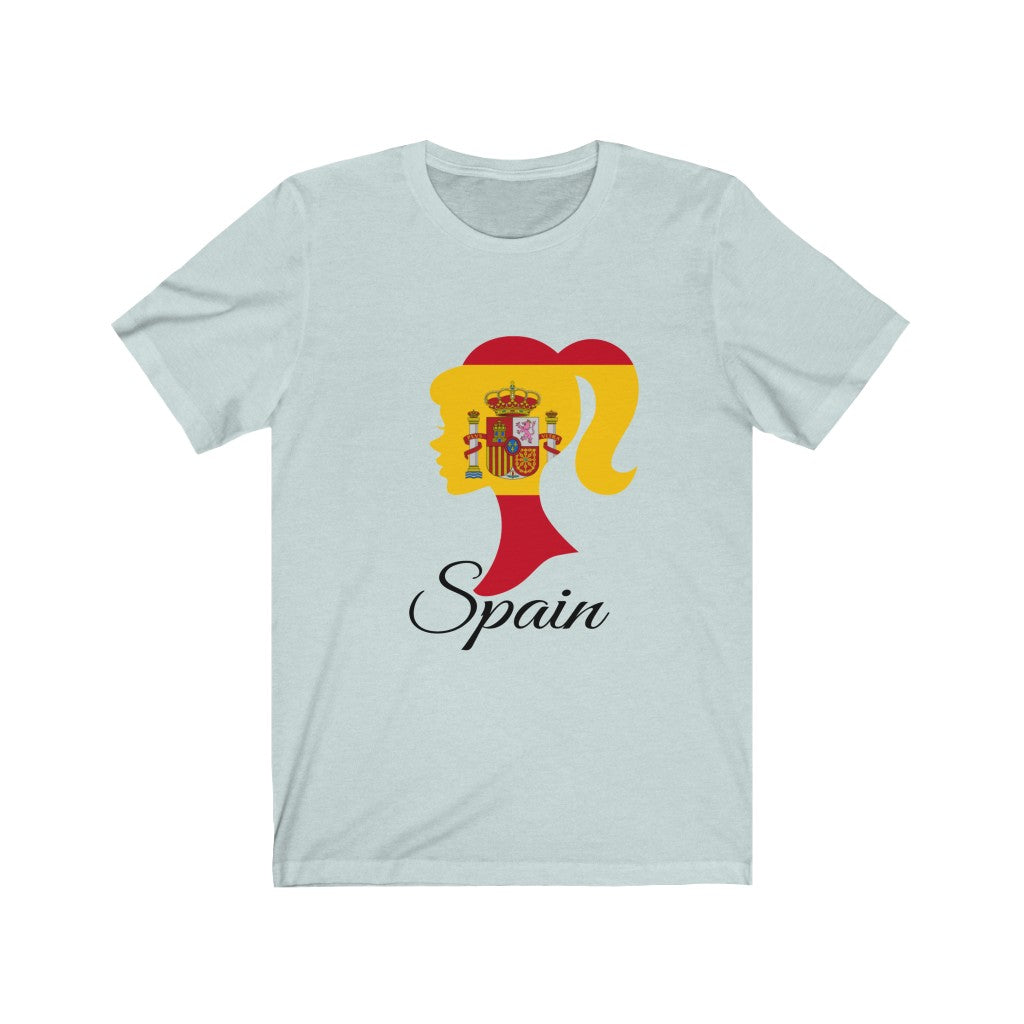 Spain Girl Flag Premium Tee 1 - Unisex