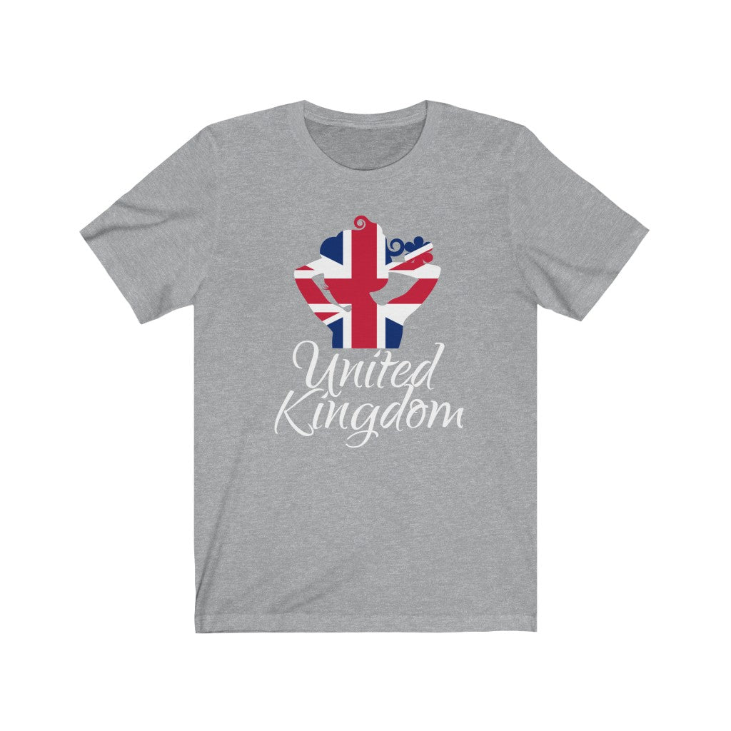 United Kingdom Lady Flag Premium Tee 2 - Unisex