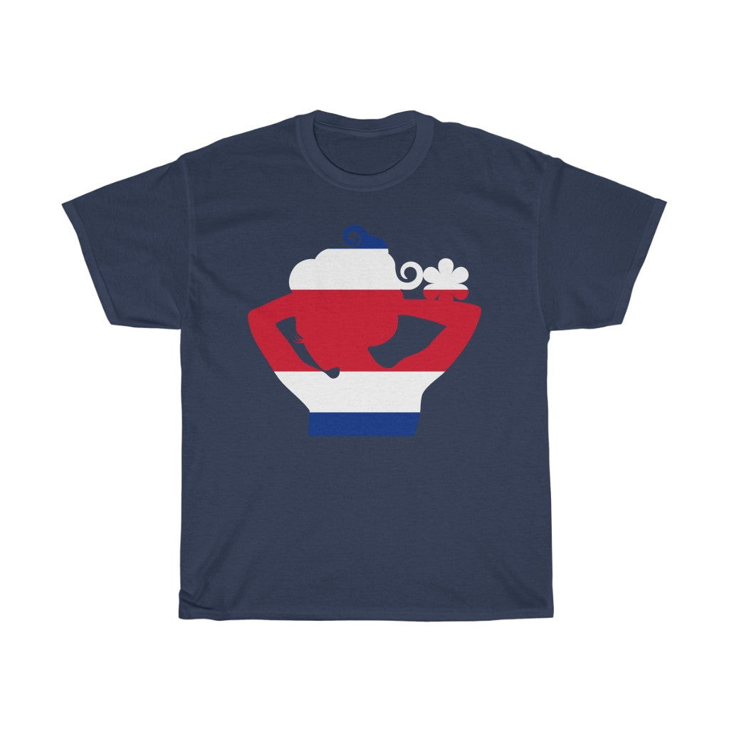 Costa Rica Lady Flag Standard Tee - Unisex