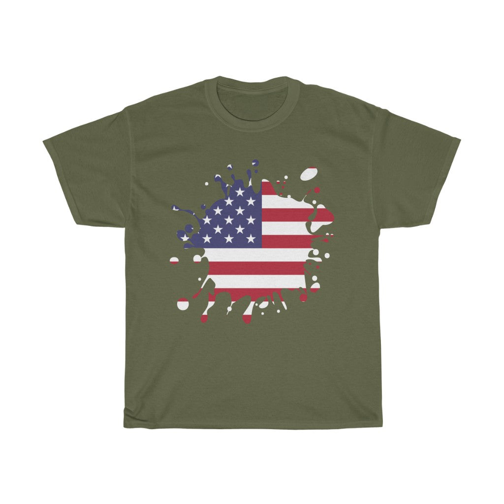 United States of America Splat Flag Standard Tee - Unisex