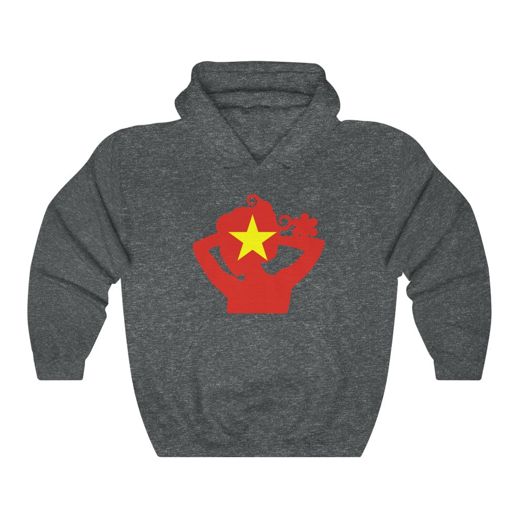 Vietnam Lady Flag Hoodie Sweatshirt - Unisex
