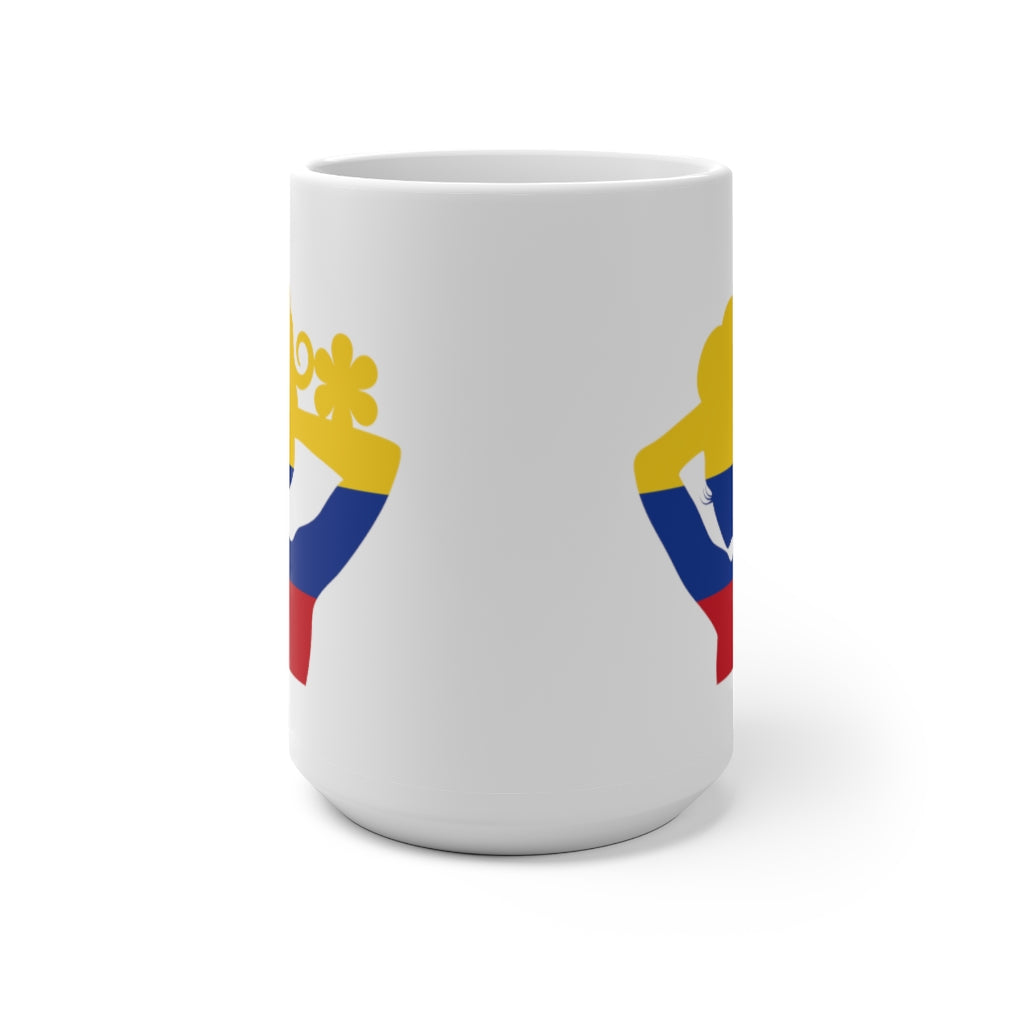 Colombia Lady Color Changing Mug