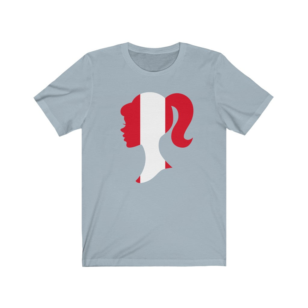 Peru Girl Flag Premium Tee - Unisex